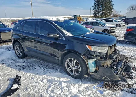 2016 Ford Edge Titanium from USA, damaged, VIN 2FMPK4K9XGBC01209